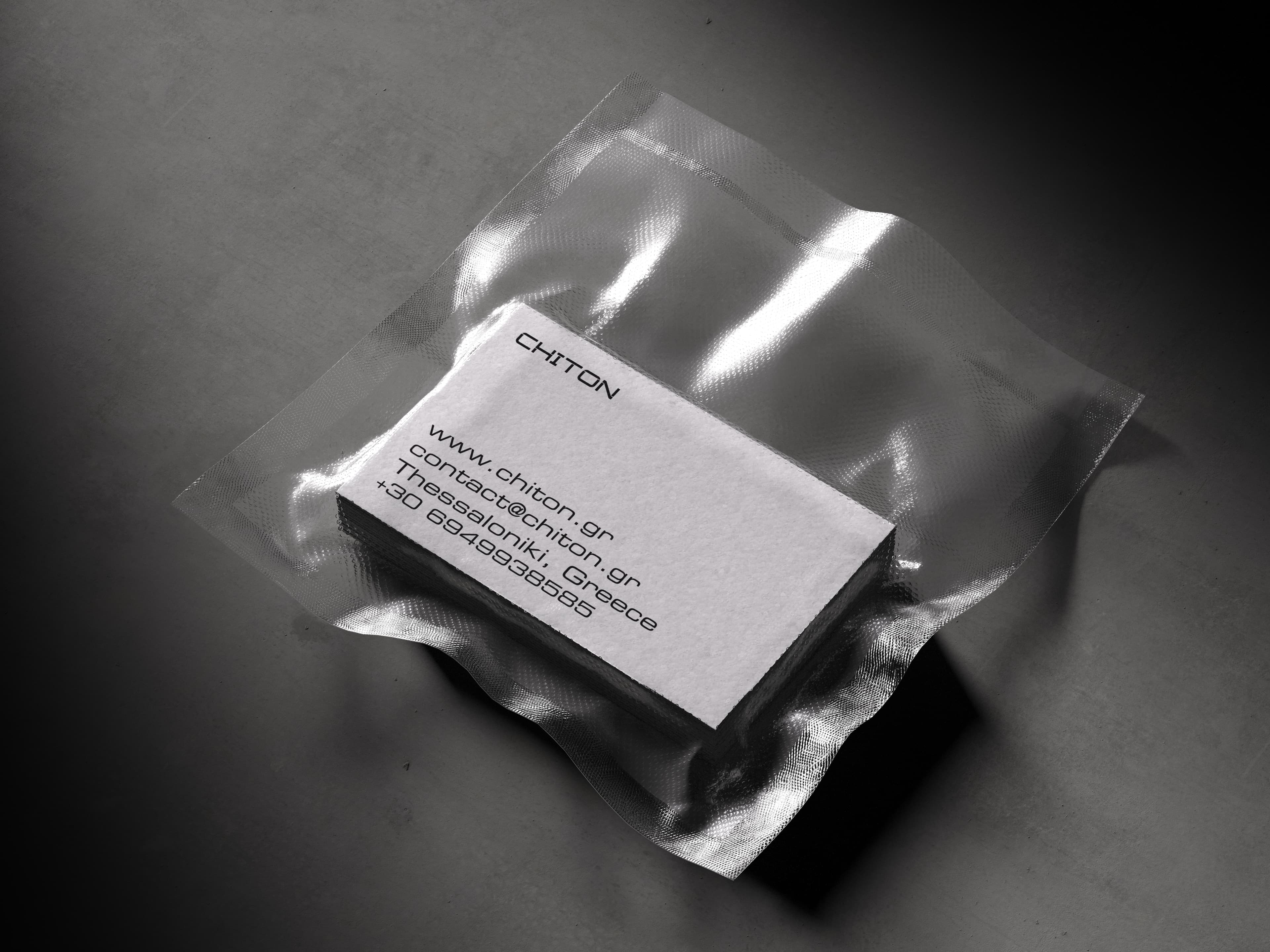Chiton business card mockup