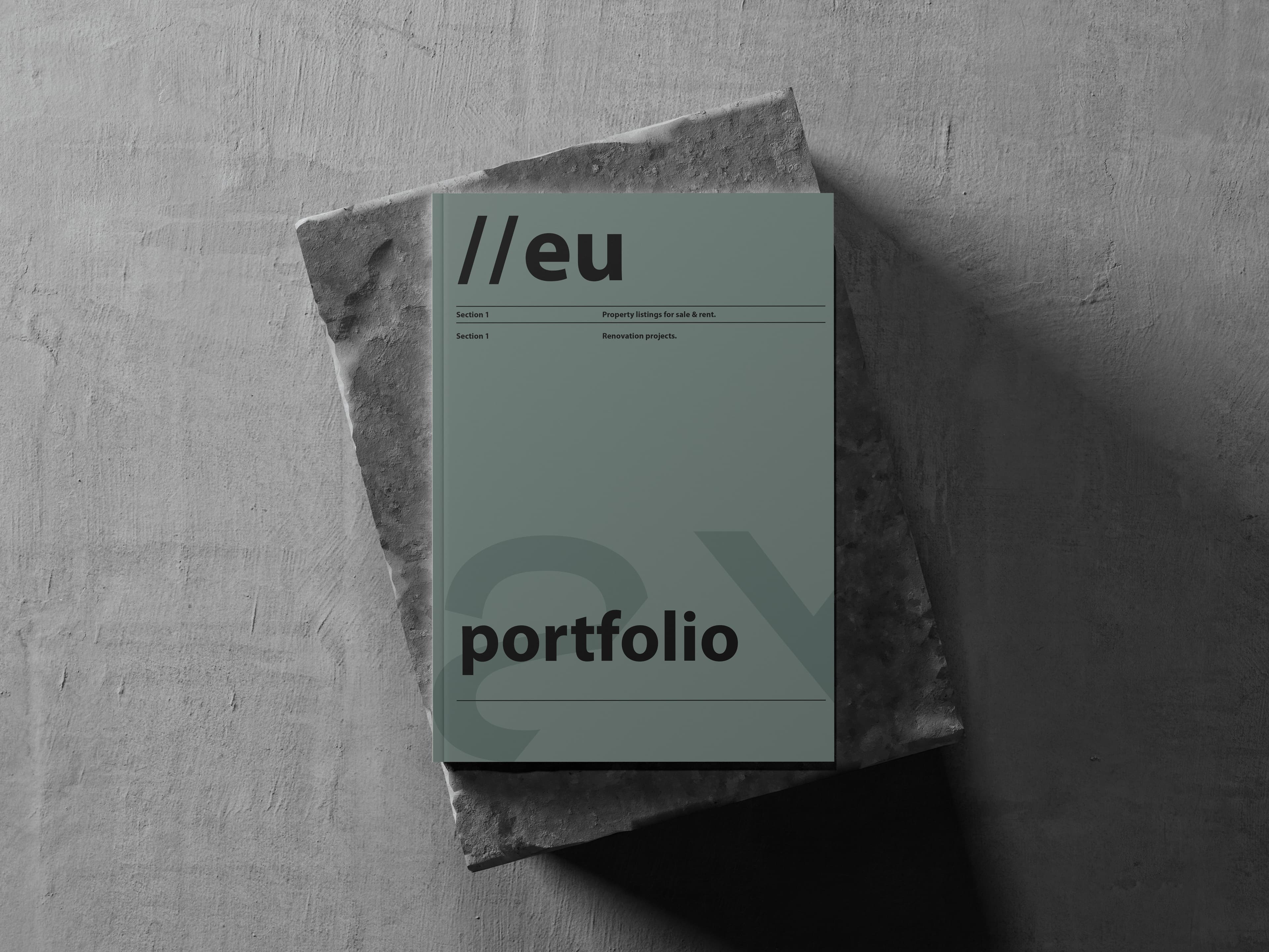 Axia project brochure mockup