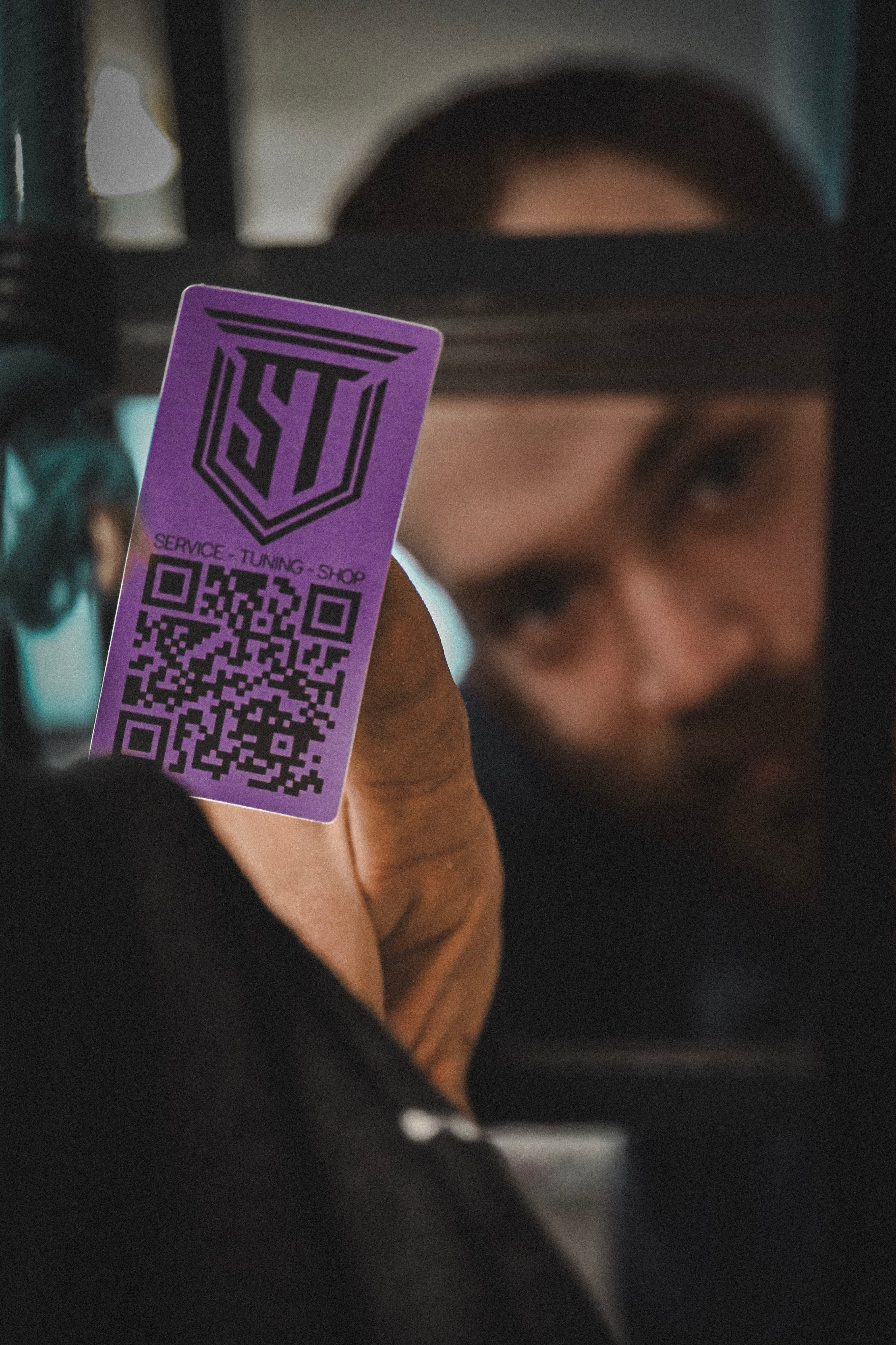 SparkTech Garage brand activation sticker