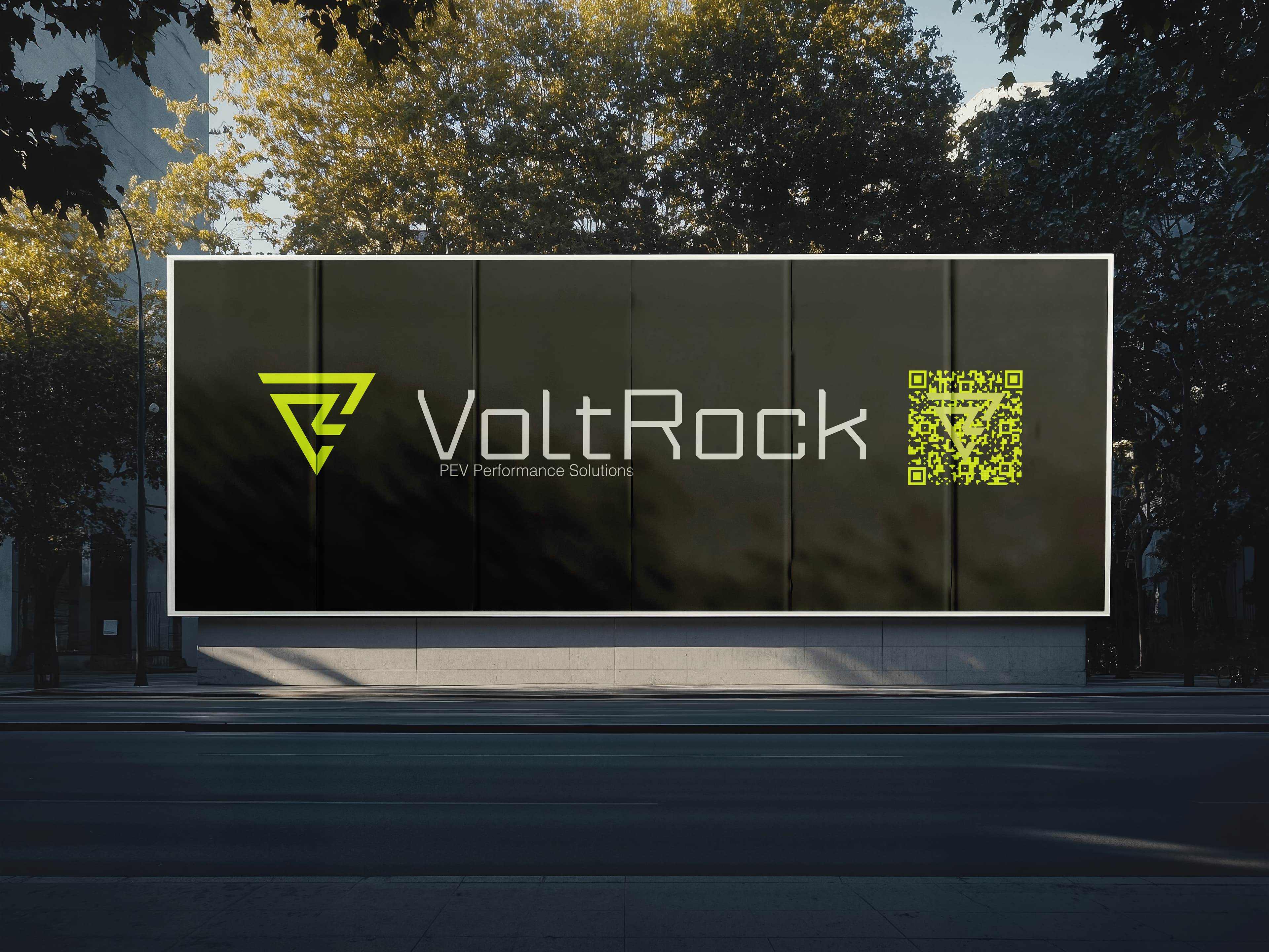 VoltRock outdoor billboard mockup