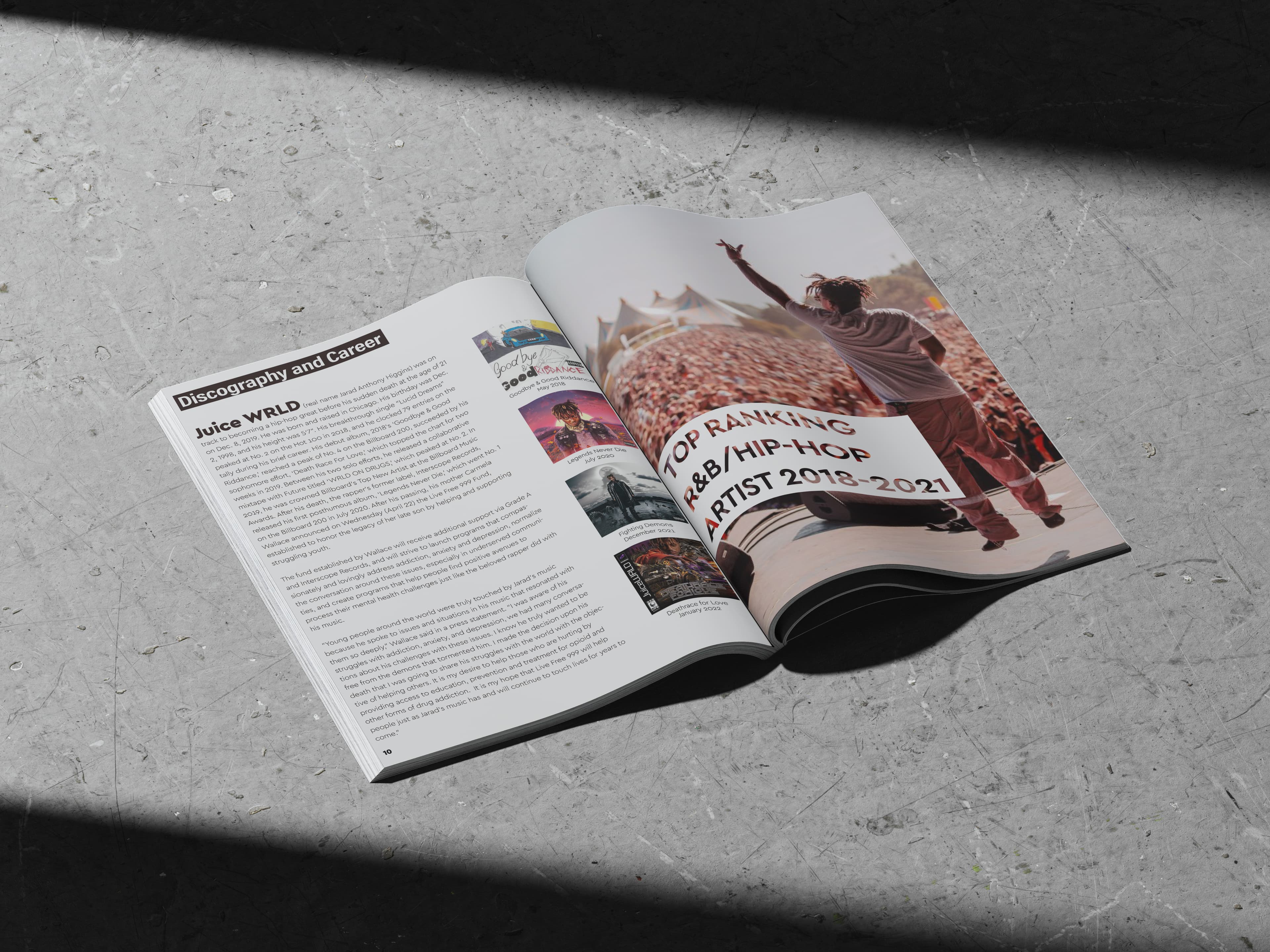 Next Track Spread mockup