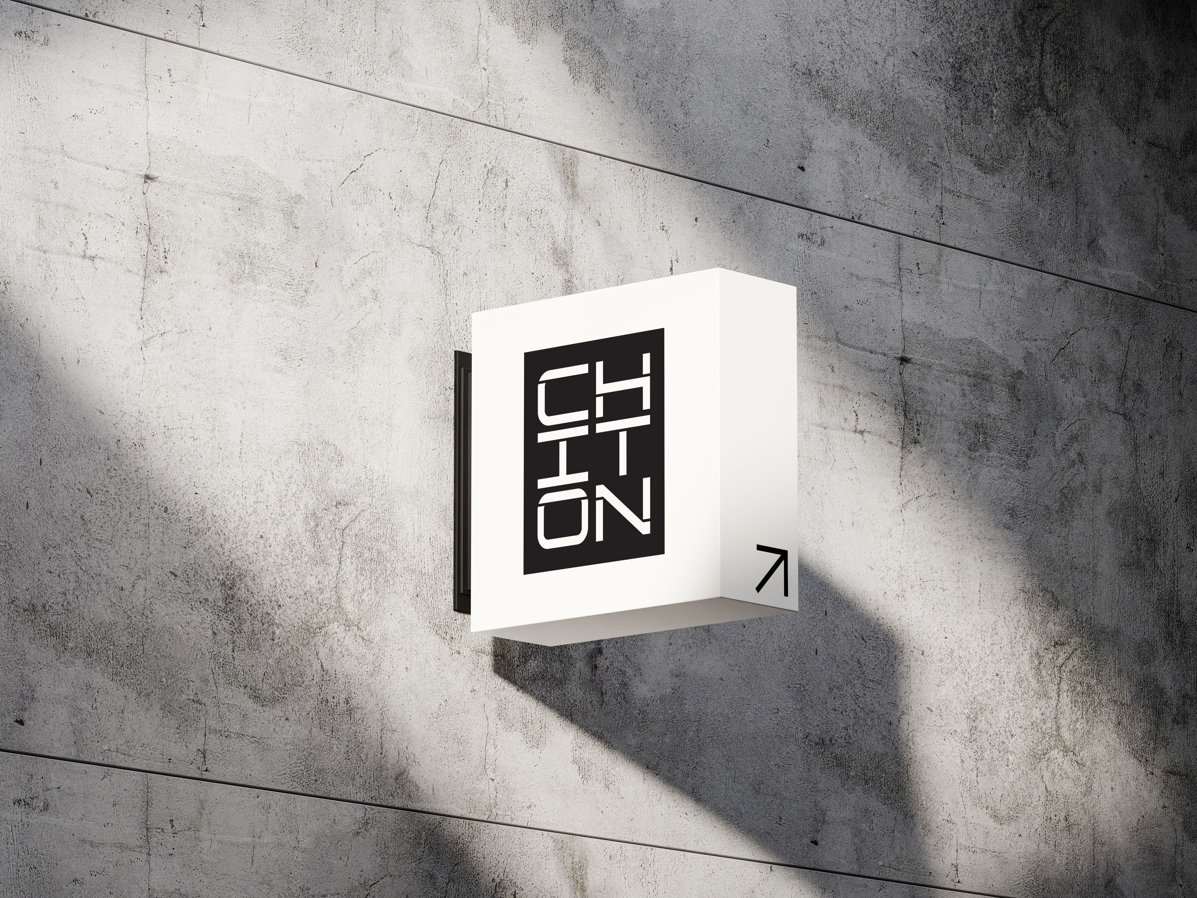 Chiton signage mockup